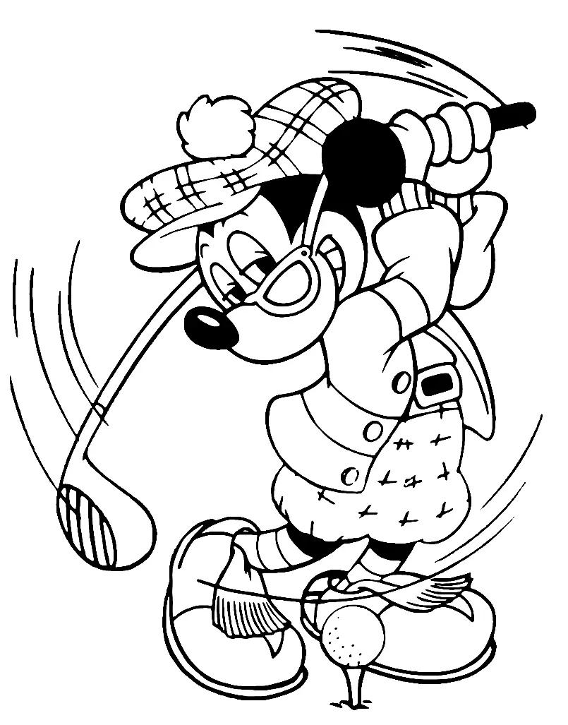 Mickey Mouse Coloring Pages 54