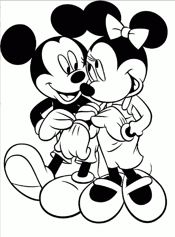 Mickey Mouse Coloring Pages 9