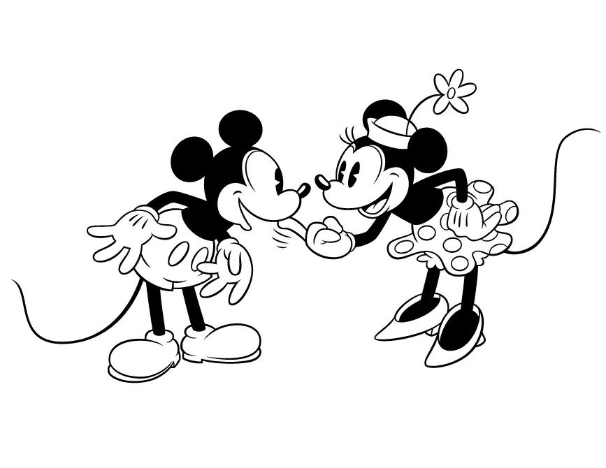Mickey Mouse Valentinstag Ausmalbilder 11
