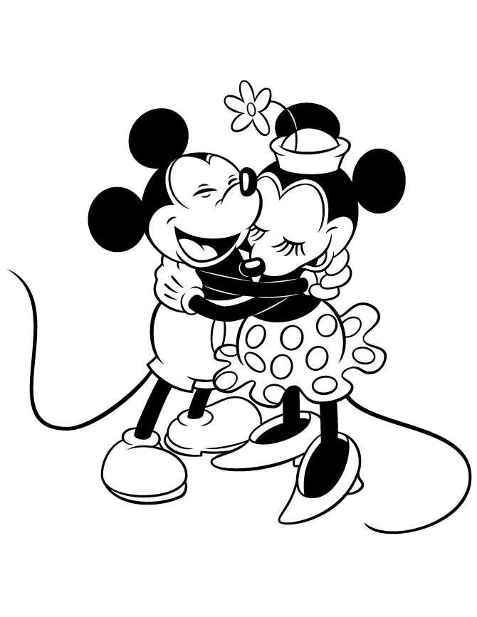 Mickey Mouse Valentinstag Ausmalbilder 16