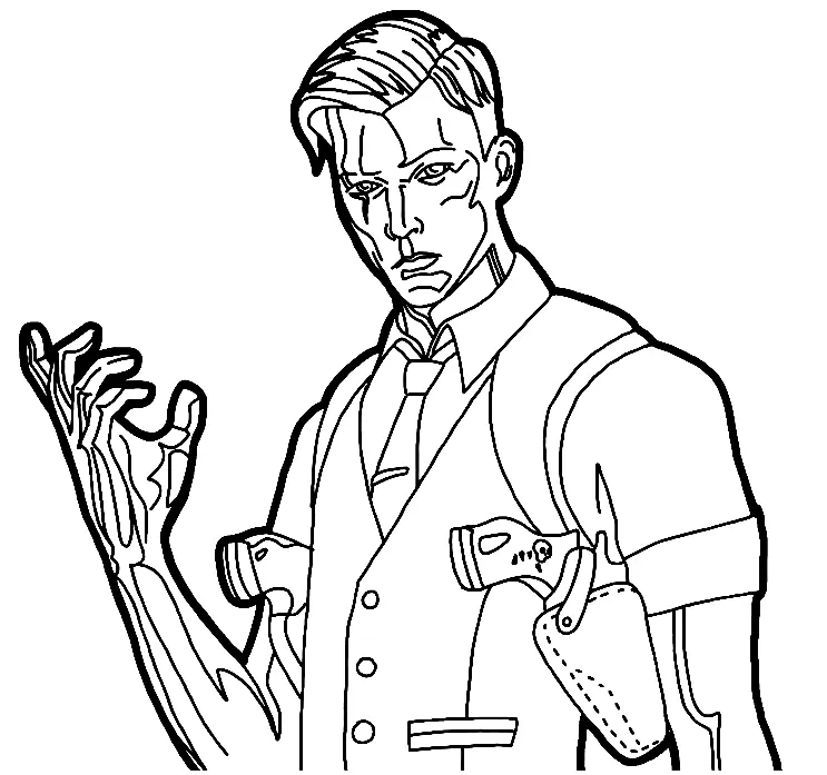 Midas Fortnite Coloring Pages 1