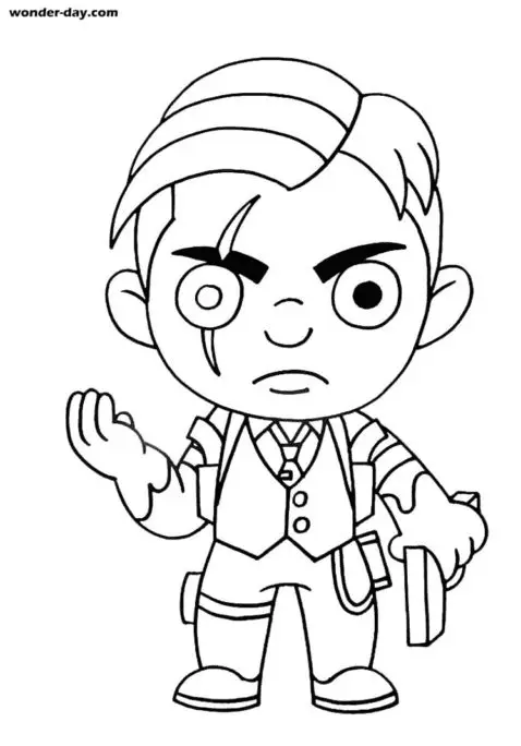 Midas Fortnite Coloring Pages 11