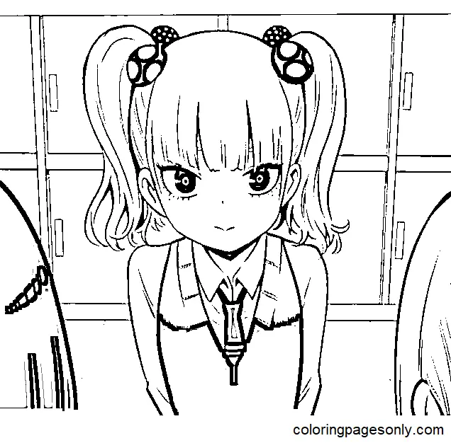 Mieruko chan Coloring Pages 32