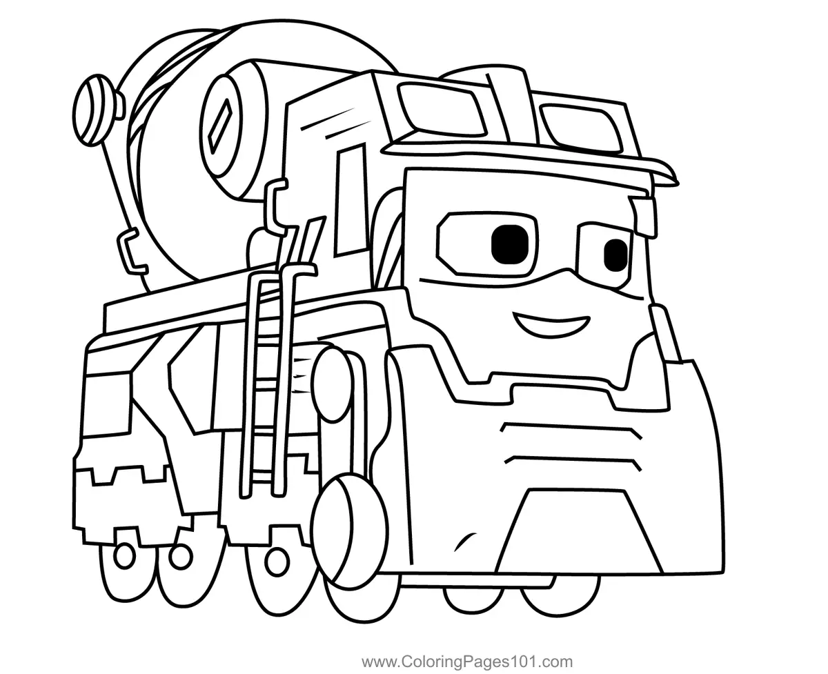 Mighty Express para Colorear