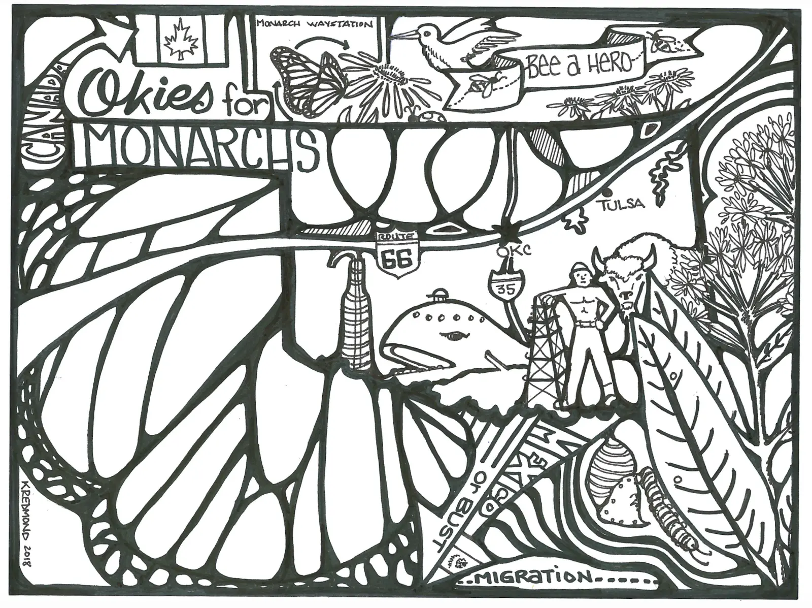 Migracion Para Colorear 26