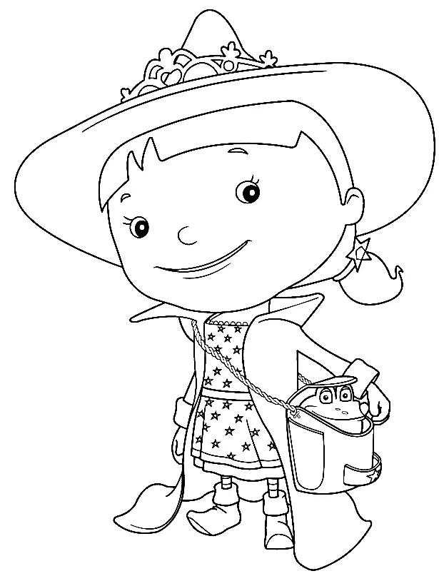 Mike El Caballero Para Colorear 13