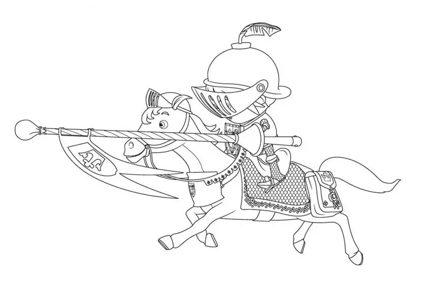 Mike El Caballero Para Colorear 38