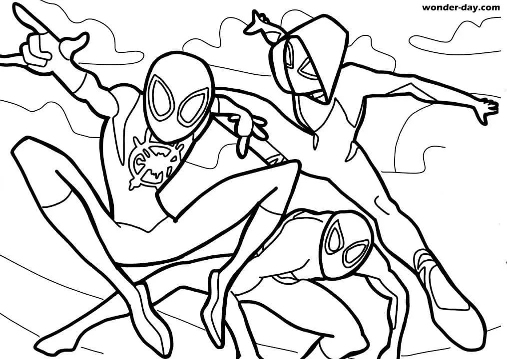 Miles Morales Para Colorear 18