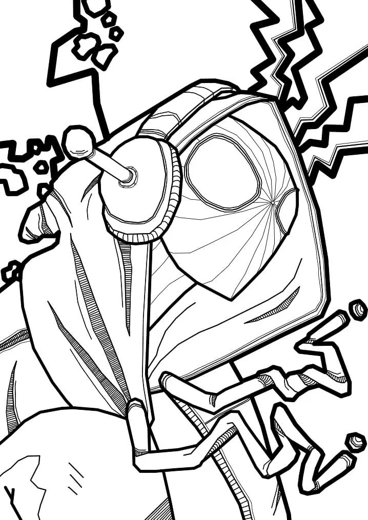 Miles Morales Para Colorear 26