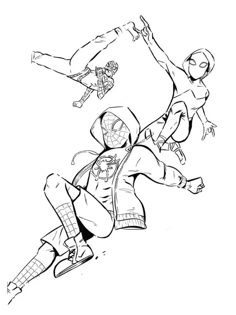 Miles Morales Para Colorear 34