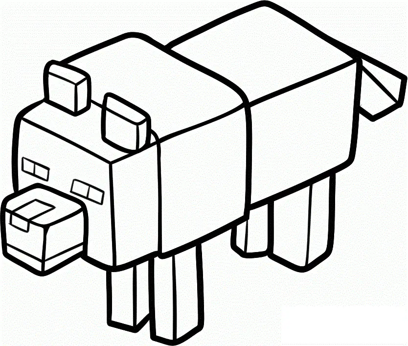Desenhos de Minecraft Para Colorir 12