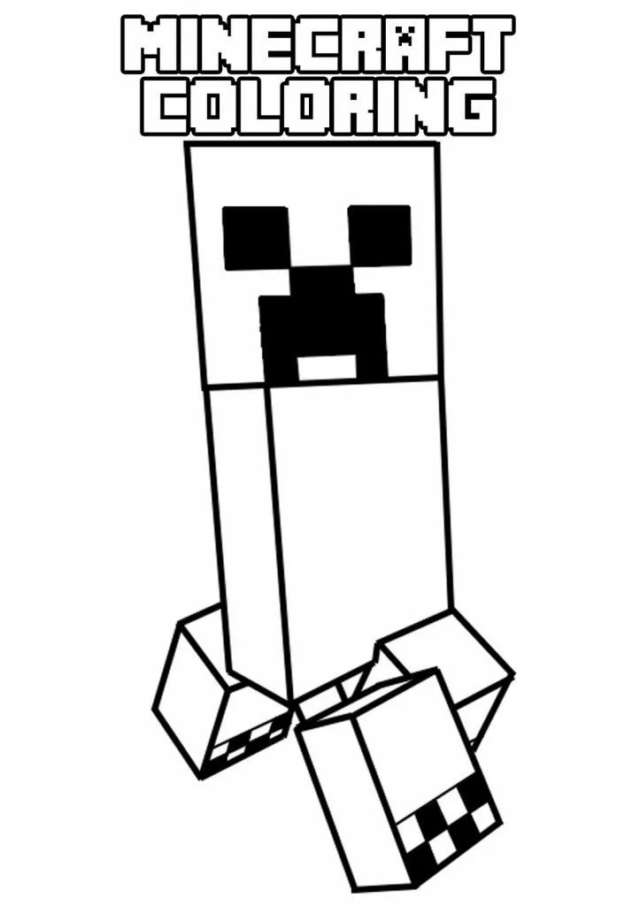 Desenhos de Minecraft Para Colorir 13