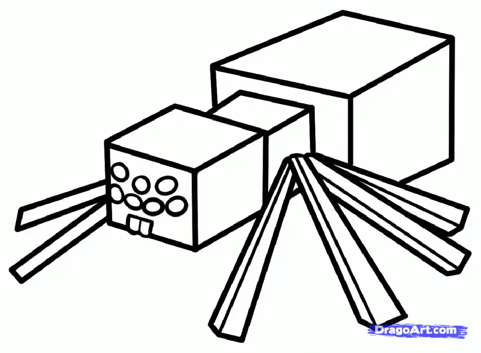 Desenhos de Minecraft Para Colorir 19