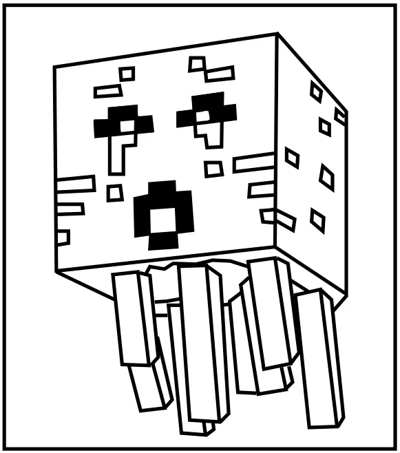 Desenhos de Minecraft Para Colorir 29