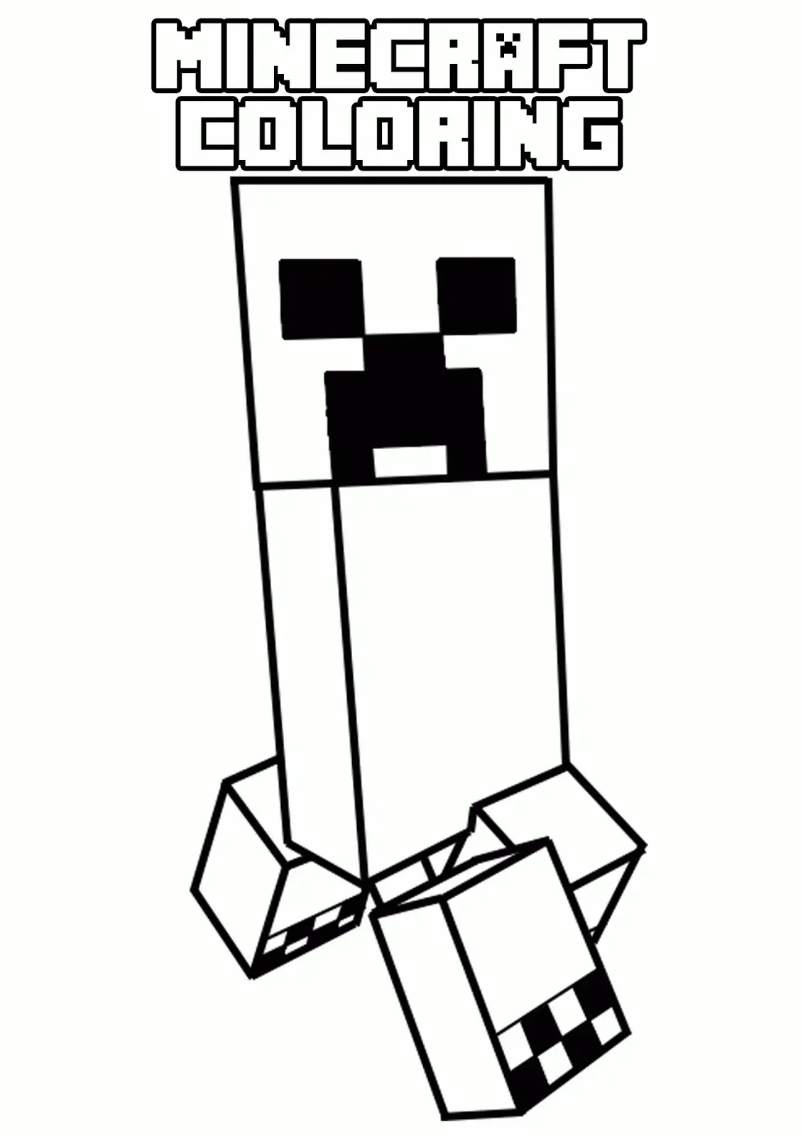 Desenhos de Minecraft Para Colorir 34