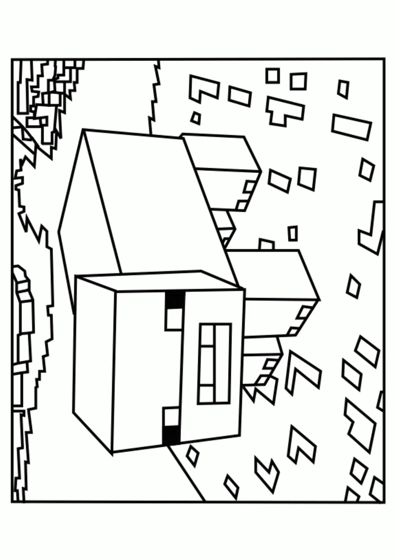 Desenhos de Minecraft Para Colorir 39