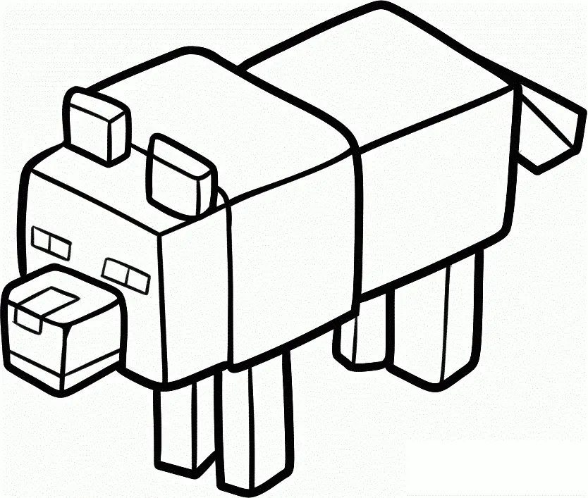 Desenhos de Minecraft Para Colorir 42