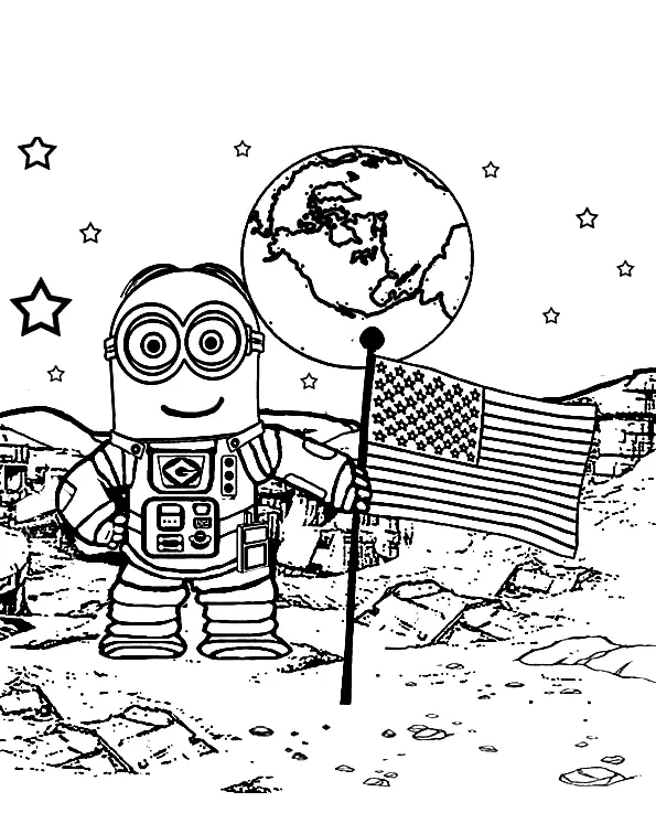 Minion Ausmalbilder 119