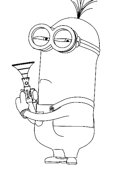 Minion Ausmalbilder 124