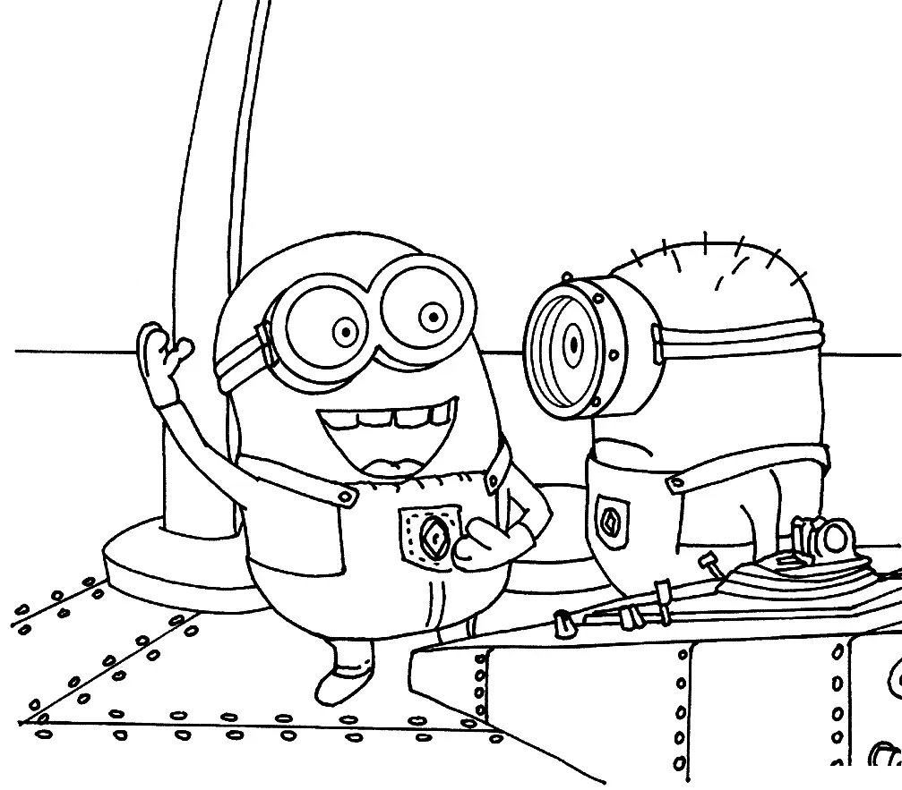 Minion Ausmalbilder 128