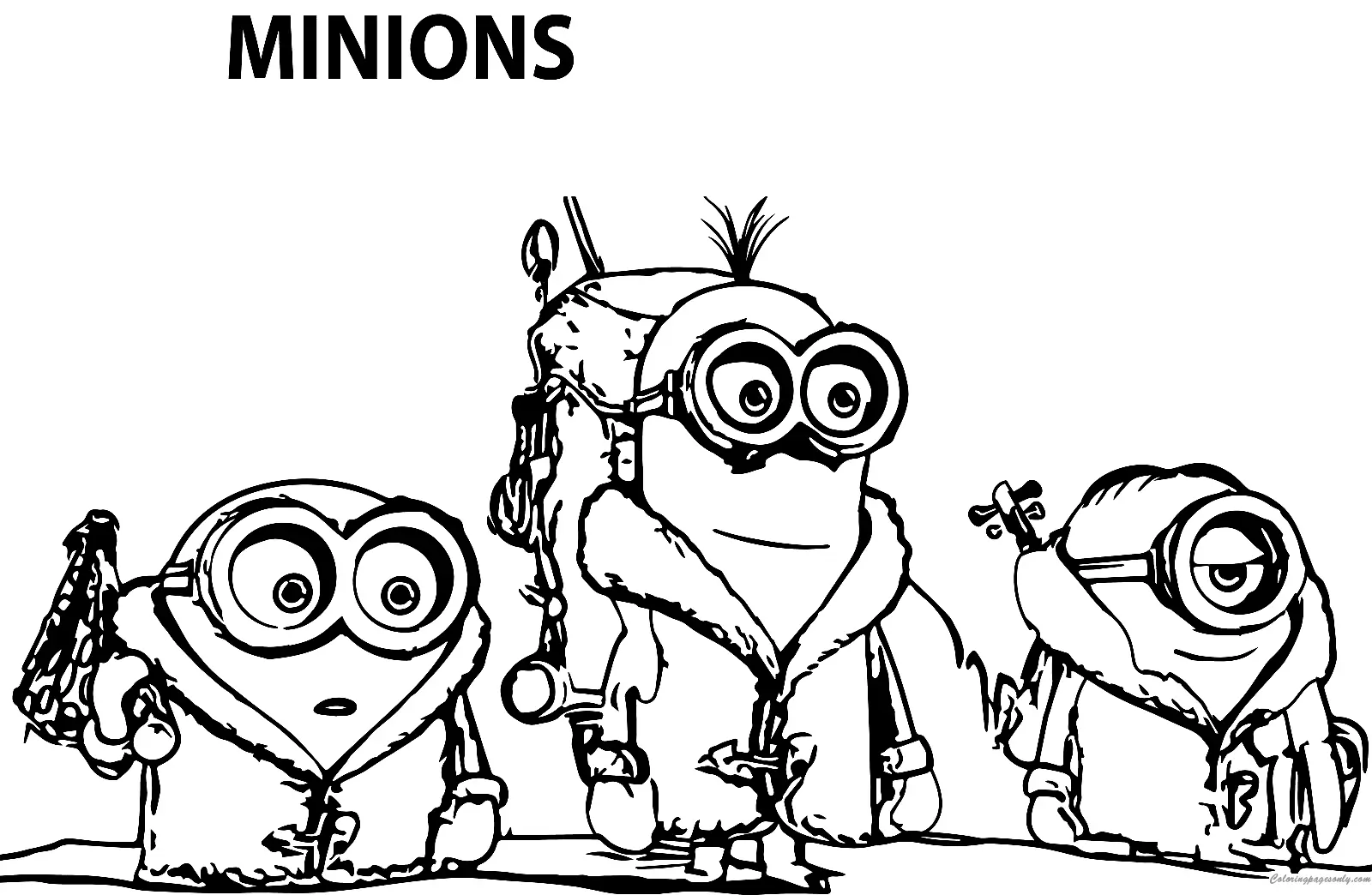 Minion Ausmalbilder 130