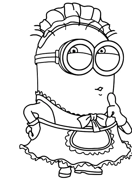 Minion Ausmalbilder 132