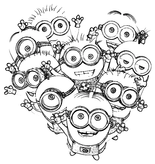Minion Ausmalbilder 134