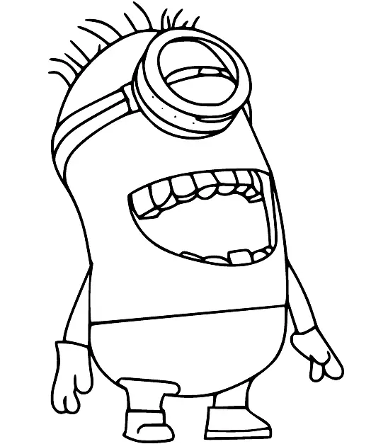 Minion Ausmalbilder 143