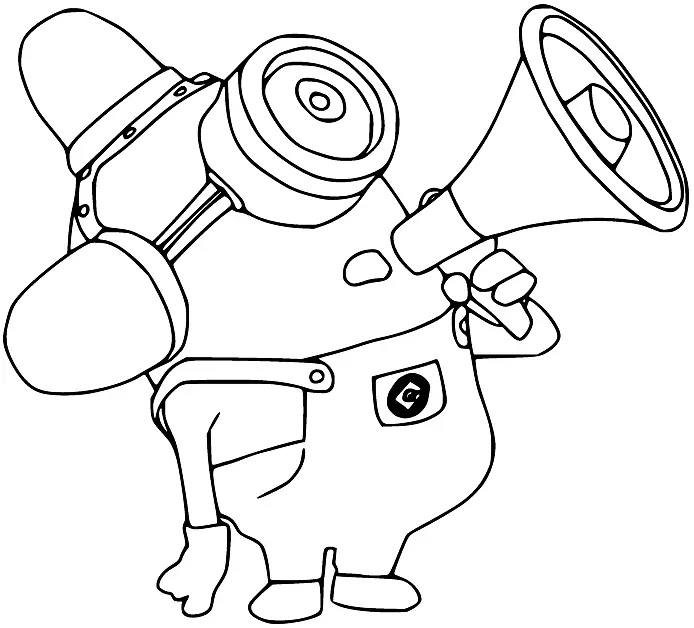 Minion Ausmalbilder 150