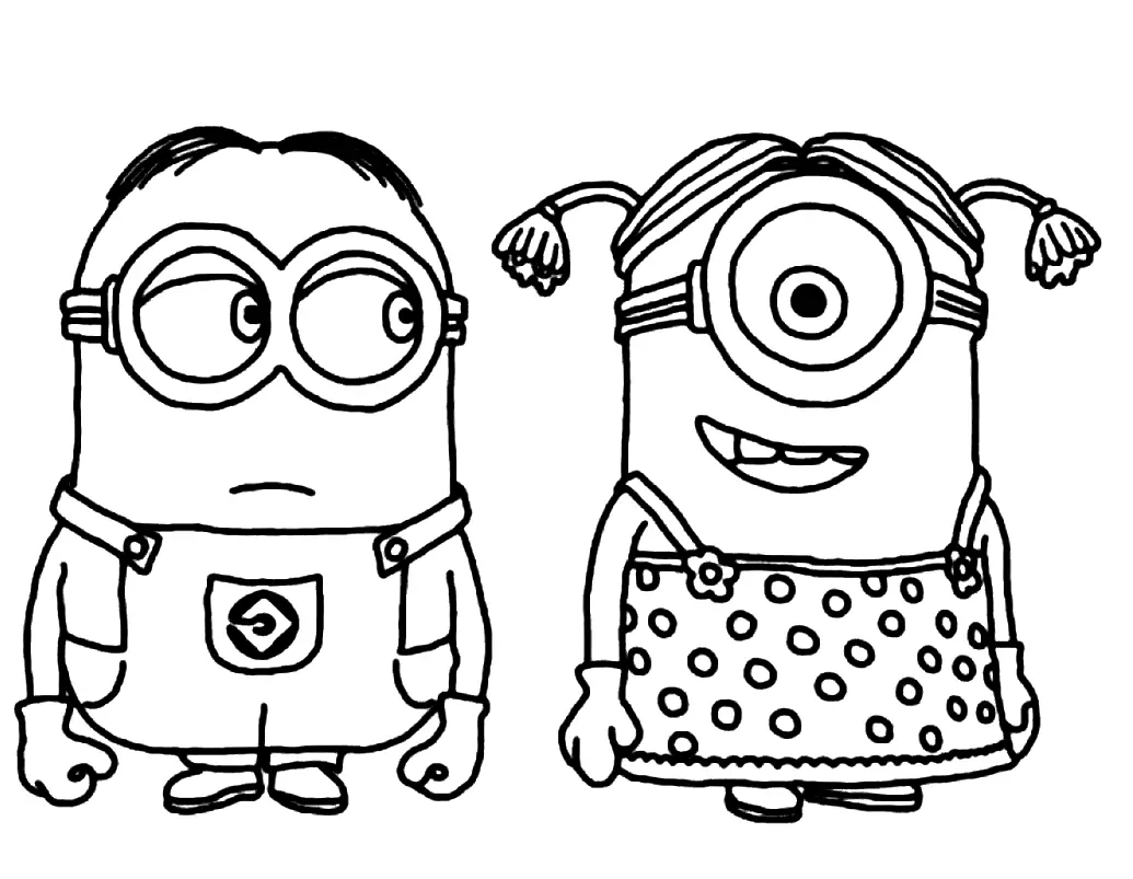 Minion Ausmalbilder 16