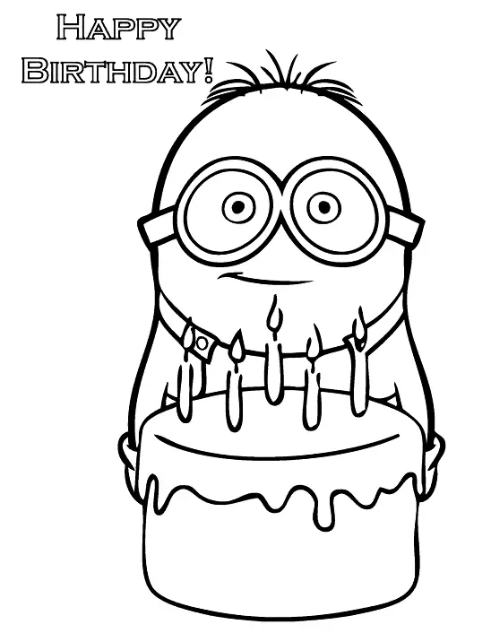 Minion Ausmalbilder 17