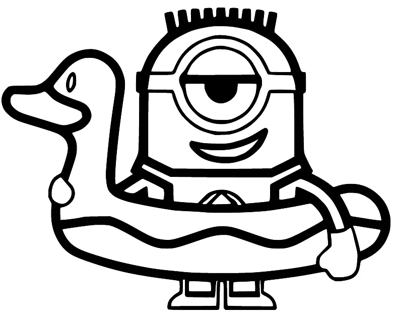 Minion Ausmalbilder 2