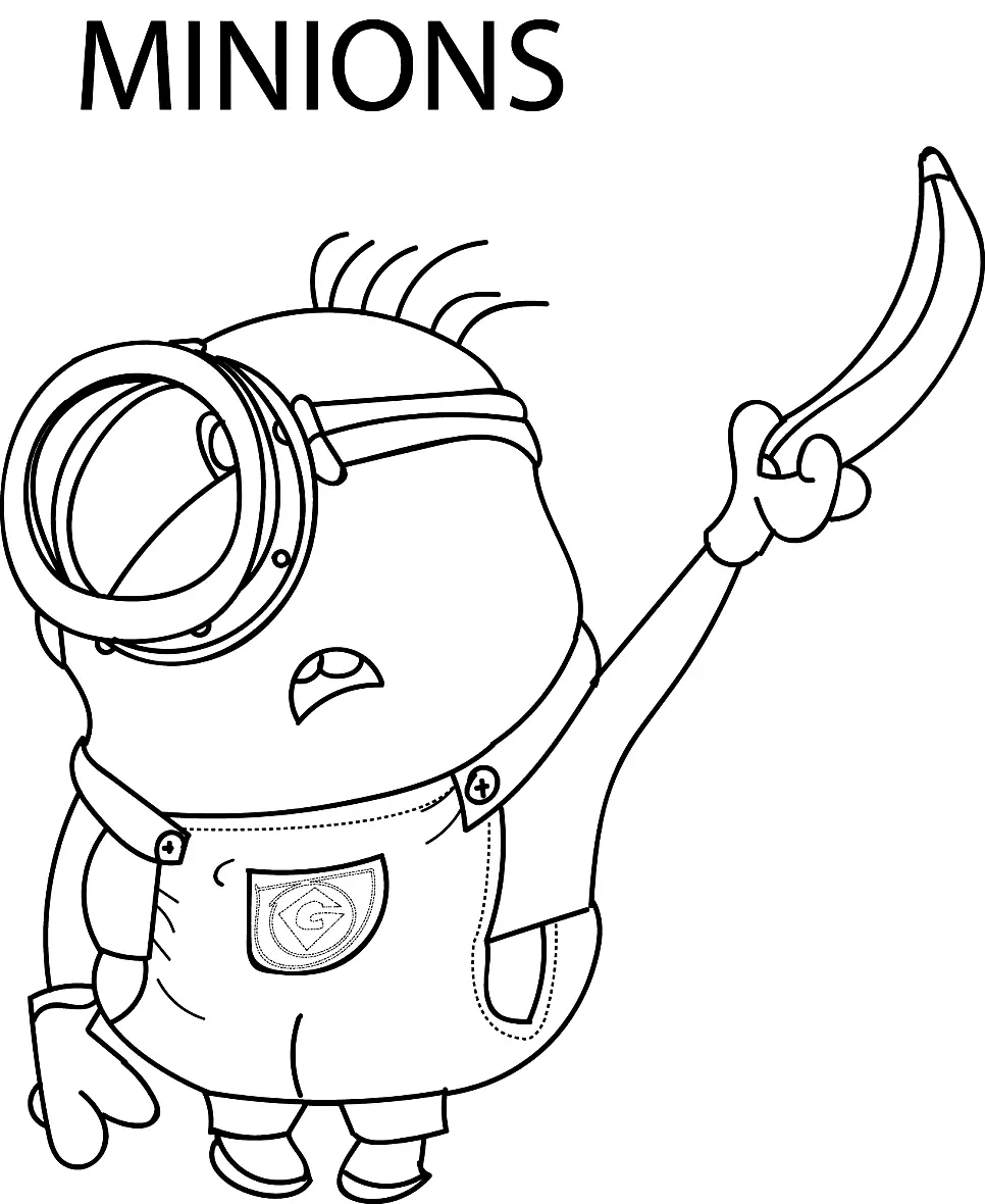Minion Ausmalbilder 37