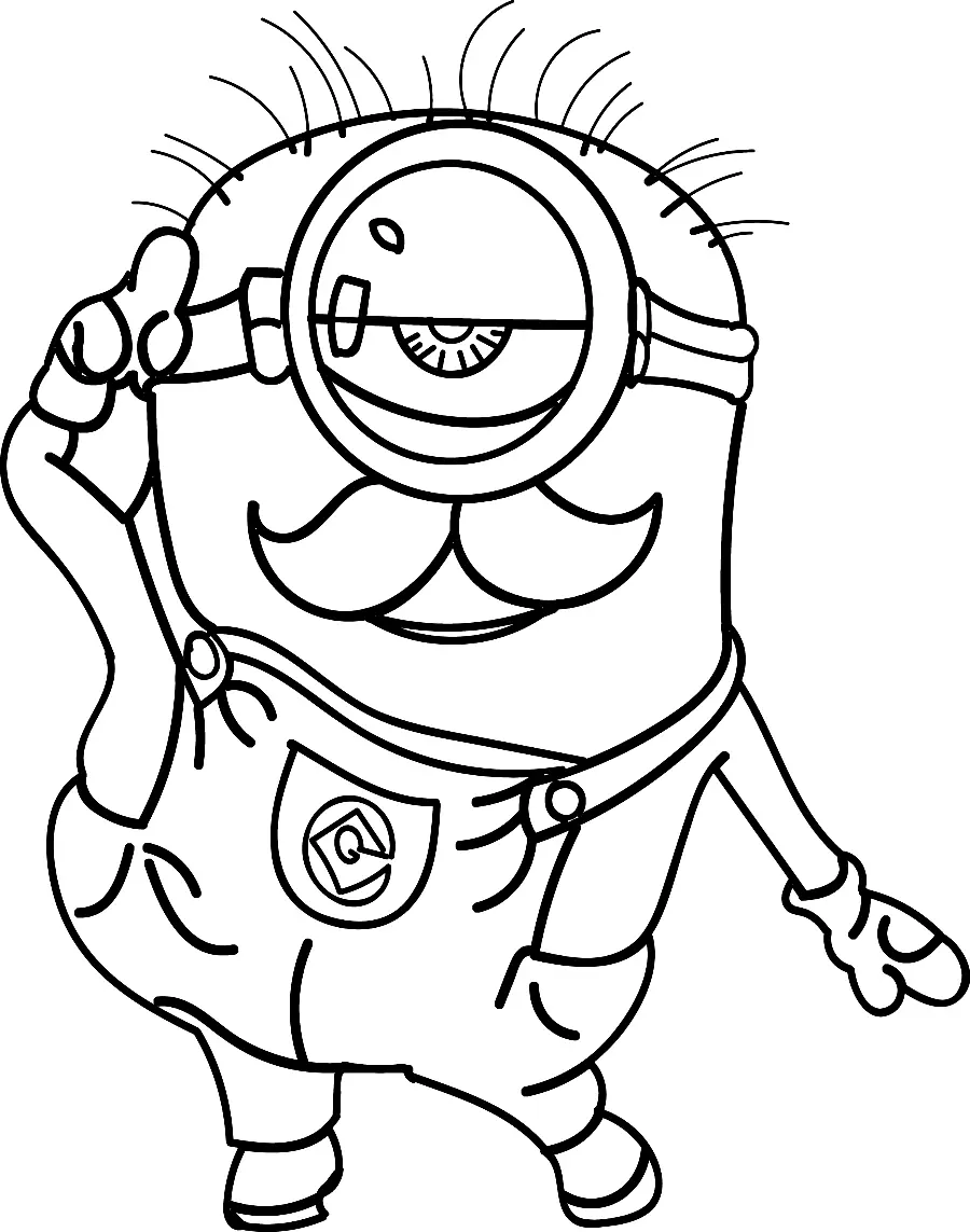 Minion Ausmalbilder 48