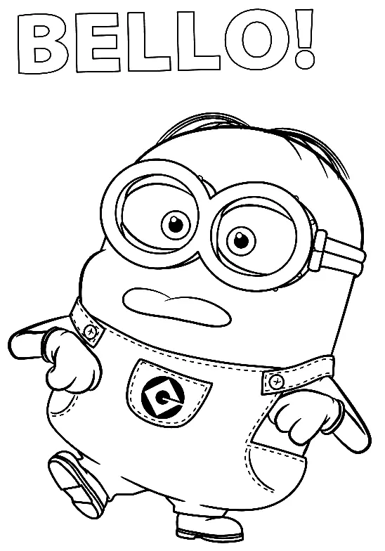 Minion Ausmalbilder 72