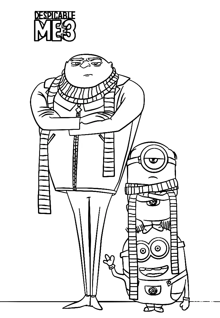 Minion Ausmalbilder 82