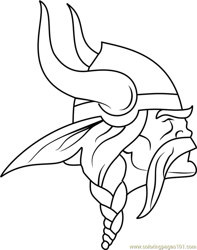 Minnesota Vikings Para Colorir 1