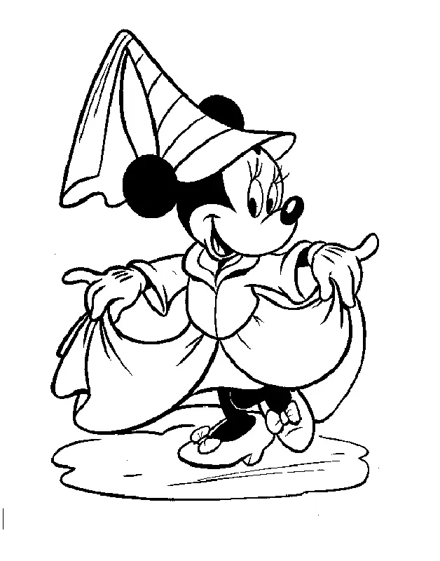 Minnie Mouse Para Colorear 1