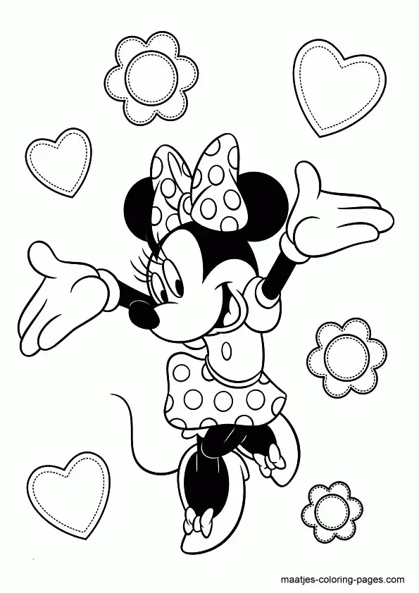 Minnie Mouse Para Colorear 116