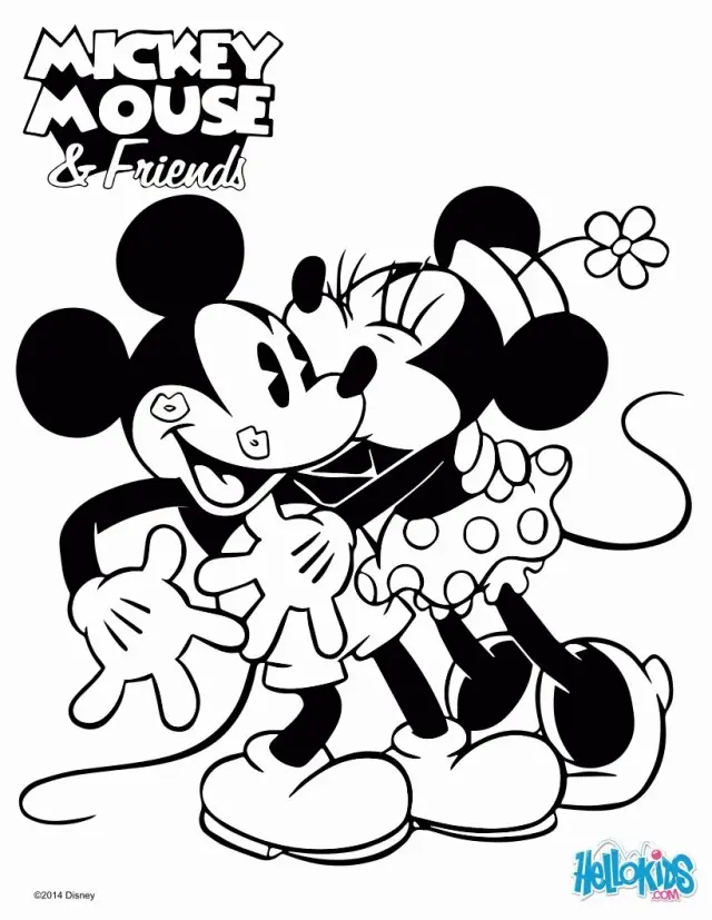 Minnie Mouse Para Colorear 129