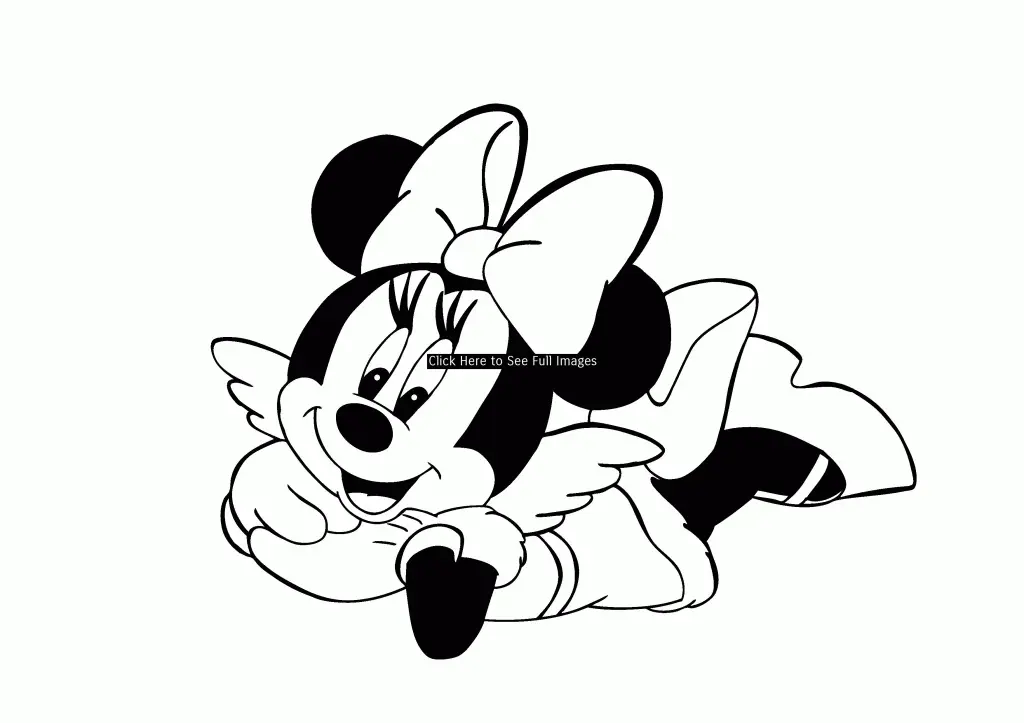 Minnie Mouse Para Colorear 136