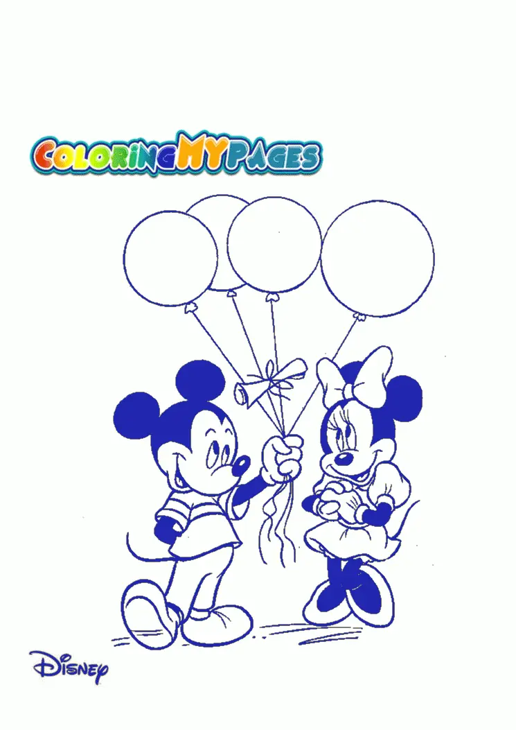Minnie Mouse Para Colorear 137