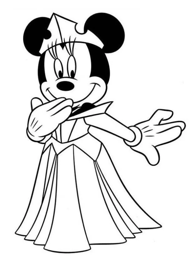 Minnie Mouse Para Colorear 18