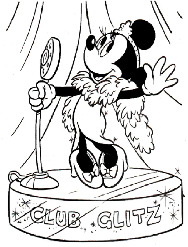 Minnie Mouse Para Colorear 31