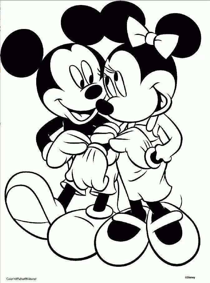 Minnie Mouse Para Colorear 5