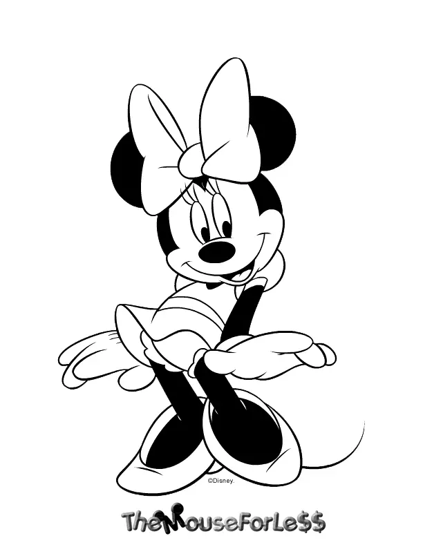 Minnie Mouse Para Colorear 54