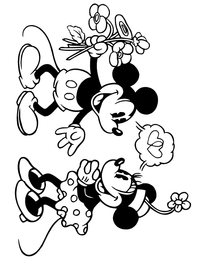 Minnie Mouse Para Colorear 60