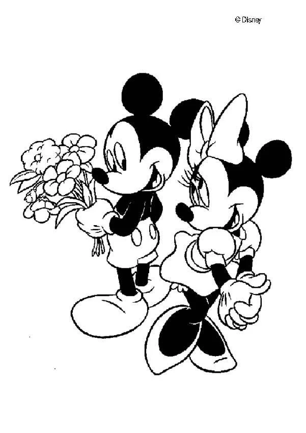 Minnie Mouse Para Colorear 62