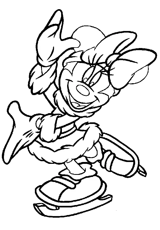 Minnie Mouse Para Colorear 64