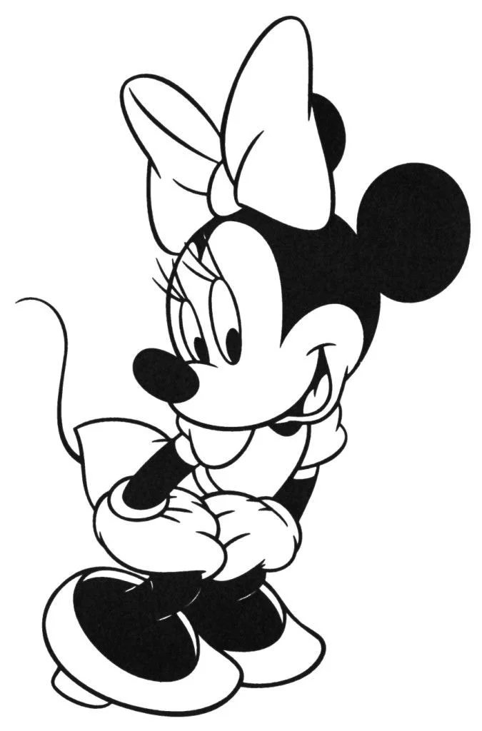 Minnie Mouse Para Colorear 66
